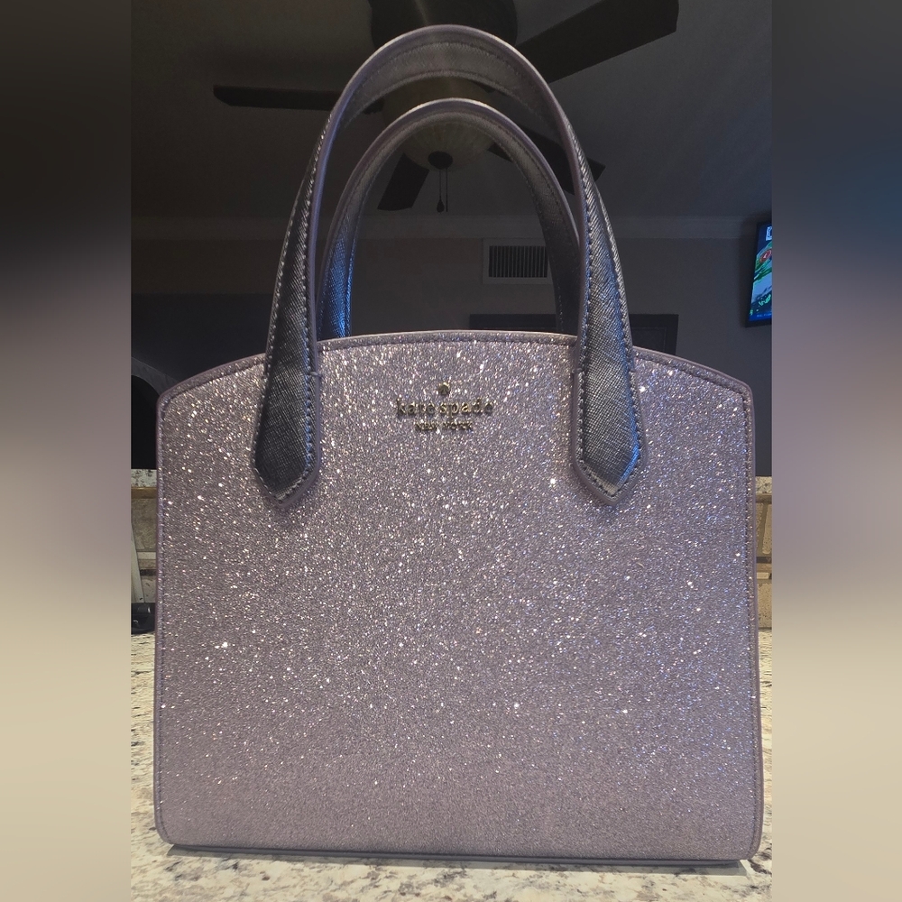 Kate Spade Purple Glitter Handbag